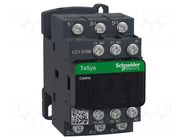 Contactor: 3-pole; NO x3; Auxiliary contacts: NC + NO; 24VDC; 12A SCHNEIDER ELECTRIC