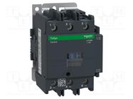 Contactor: 3-pole; NO x3; Auxiliary contacts: NO + NC; 120VAC; 80A SCHNEIDER ELECTRIC