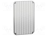 Mounting plate; telequick perforated 