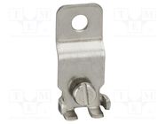 Wall mounting element; stainless steel 