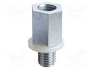 Set of screws; steel; 60mm; Spacial SF; Plating: zinc; Thread: M12 SCHNEIDER ELECTRIC
