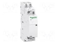 Contactor: 2-pole installation; 16A; 12VAC; NO x2; IP20; ICT; 500V SCHNEIDER ELECTRIC