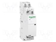 Contactor: 2-pole installation; 16A; 48VAC; NO x2; IP20; -5÷60°C SCHNEIDER ELECTRIC
