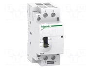 Contactor: 2-pole installation; 63A; 24VAC; NO x2; IP20; ICT; 500V SCHNEIDER ELECTRIC