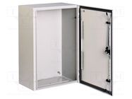 Enclosure: wall mounting; X: 400mm; Y: 400mm; Z: 200mm; S3DEX; steel 