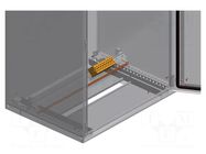 Mounting holder; steel; W: 20mm; H: 86.5mm; D: 115mm; for enclosures SCHNEIDER ELECTRIC