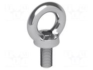 Lifting eye bolt; steel; for enclosures; Thread: M12 SCHNEIDER ELECTRIC
