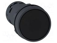 Switch: push-button; 22mm; Stabl.pos: 2; NO; black; none; IP65; flat SCHNEIDER ELECTRIC