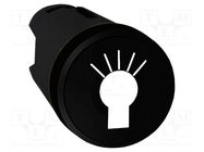 Switch: push-button; 22mm; Stabl.pos: 1; black; none; IP66; flat SCHNEIDER ELECTRIC
