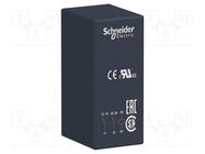 Relay: electromagnetic; DPDT; Ucoil: 120VAC; 8A; 8A/250VAC; socket SCHNEIDER ELECTRIC
