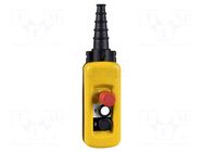 Control cassette; Harmony XAC; No.of butt: 3; mushroom,round SCHNEIDER ELECTRIC