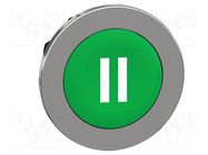 Switch: push-button; 30mm; Stabl.pos: 1; green; none; IP66; -40÷70°C SCHNEIDER ELECTRIC
