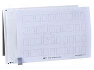 Label; Harmony XB4; white; 40pcs. SCHNEIDER ELECTRIC