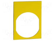 Label; Harmony XB4; yellow; 30x40mm SCHNEIDER ELECTRIC