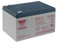 Re-battery: acid-lead; 12V; 12Ah; AGM; maintenance-free YUASA
