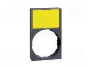 Description label; 22mm; Harmony XB4; black; plastic; Dim: 30x50mm SCHNEIDER ELECTRIC