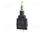 Illuminating unit; 22mm; Harmony XB4; -25÷70°C; Illumin: LED; red SCHNEIDER ELECTRIC