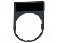 Description label; Harmony XB4; 30x40mm; for 8x27mm legends SCHNEIDER ELECTRIC