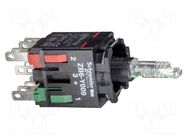 Contact and light block; 16mm; Harmony XB6; 12÷24VAC; 12÷24VDC SCHNEIDER ELECTRIC