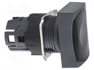 Switch: push-button; 16mm; Stabl.pos: 1; black; none; Harmony XB6 SCHNEIDER ELECTRIC