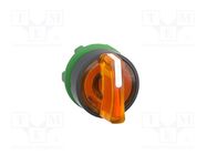 Switch: rotary; 22mm; Stabl.pos: 1; orange; LED; IP66; prominent SCHNEIDER ELECTRIC
