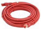 Patch cord; S/FTP; 6; stranded; Cu; LSZH; red; 7.5m; 27AWG HELUKABEL