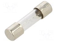Fuse: fuse; 7A; 125VAC; quick blow; cylindrical,glass; 5x20mm; 5MF BEL FUSE