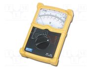 Voltmeter; analogue; VDC: 100mV,1V,3V,10V,30V,100V,300V,1kV MCP