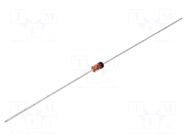 Diode: Zener; 0.5W; 27V; Ammo Pack; DO35; single diode; Ufmax: 1V DC COMPONENTS