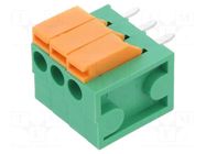 PCB terminal block; straight; 3.81mm; ways: 3; on PCBs; terminal AMPHENOL ANYTEK