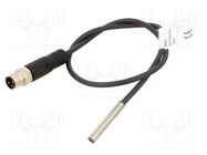 Sensor: inductive; OUT: PNP / NO; 0÷1.5mm; 10÷30VDC; Ø4; IP67; 5kHz BALLUFF