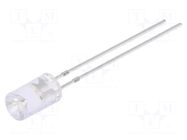 LED; red; 5mm; blinking; 220÷330mcd; 120°; 3÷5VDC; Lens: transparent OPTOSUPPLY