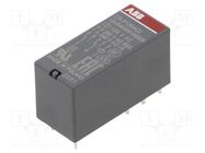 Relay: electromagnetic; DPDT; Ucoil: 120VAC; 8A; max.250VAC; PCB ABB