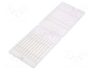 Cleaning cloth: cleaning sticks; single sided; 10pcs; ISO 4 IDEAL-TEK