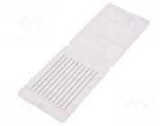 Cleaning cloth: cleaning sticks; single sided; 10pcs; ISO 4 IDEAL-TEK