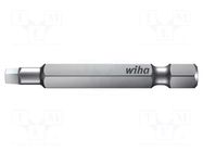 Screwdriver bit; square; RB1; Overall len: 90mm; PROFESSIONAL WIHA