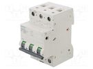 Circuit breaker; 400VAC; Inom: 2A; Poles: 3; for DIN rail mounting SIEMENS