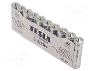 Battery: alkaline; AA; 1.5V; non-rechargeable; Ø14.5x50.5mm TESLA BATTERIES