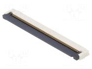 Connector: FFC/FPC; gold flash; SMT; 0.4A; 50V; PIN: 60; Mat: LCP GCT