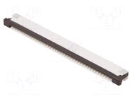 Connector: FFC/FPC; SMT; 50V; 0.4A; PIN: 40; Mat: thermoplastic; ZIF GCT