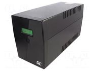 Power supply: UPS; 900W; 1.5kVA; 207÷253V; 380x158x198mm; 9Ah GREEN CELL