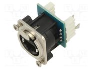 Socket; RJ45; XLRnet; Cat: 6; with push button; IDC AMPHENOL