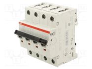 Circuit breaker; 230/400VAC; Inom: 40A; Poles: 3+N; Charact: C; 6kA ABB