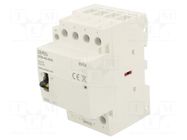 Contactor: 4-pole installation; 40A; 230VAC; NO x4; STM; -5÷60°C ZAMEL