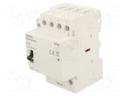 Contactor: 4-pole installation; 40A; 230VAC; NO x4; STM; -5÷60°C ZAMEL