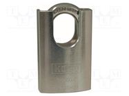 Padlock; shackle; Protection: high (level 13); steel; A: 60mm KASP