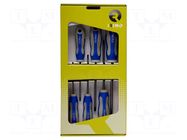 Kit: screwdrivers; Torx®; TX10,TX15,TX20,TX25,TX27,TX30; 6pcs. IRIMO