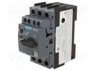 Motor breaker; 7.5kW; NO + NC; 220÷690VAC; for DIN rail mounting SIEMENS