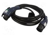 Cable: eMobility; 2x0.5mm2,3x6mm2; 110/250VAC; 7.2kW; IP54; 0.5m AKYGA