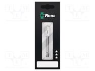 Holders for screwdriver bits; Socket: 1/4"; Overall len: 75mm WERA